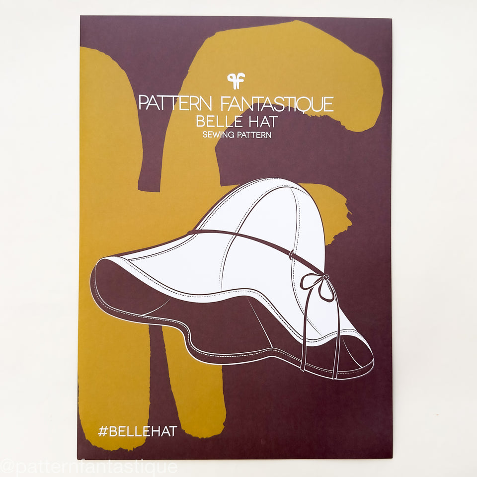 Belle Hat - Sewing Pattern PRINT or PDF