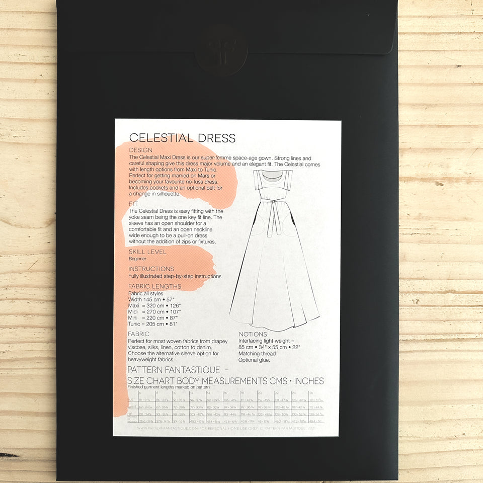 Celestial Maxi Dress - Sewing Pattern Print or PDF