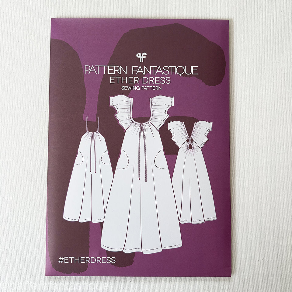 Ether Dress- Sewing Pattern PRINT or PDF