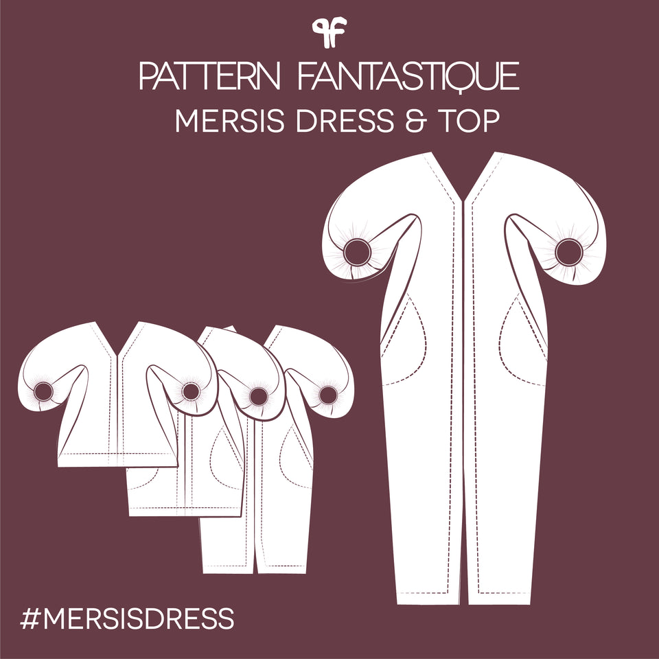 Mersis Dress and Top - Sewing Pattern PRINT or PDF