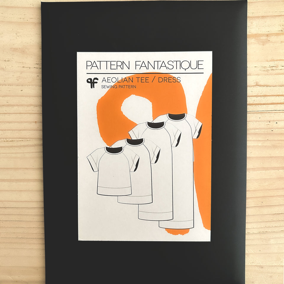 Aeolian Tee Shirt, Dress - Sewing Pattern Print & PDF