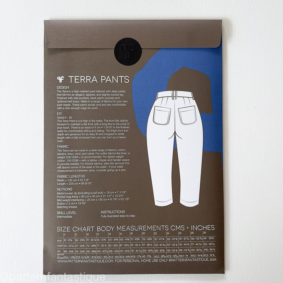 Terra Pant - Sewing Pattern – Pattern Fantastique